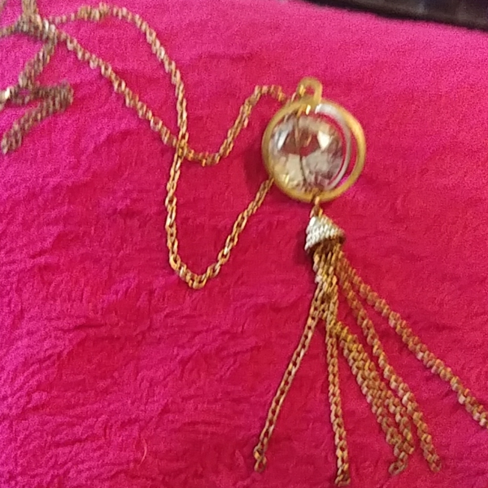 Diamond In A Cage Gold Necklace